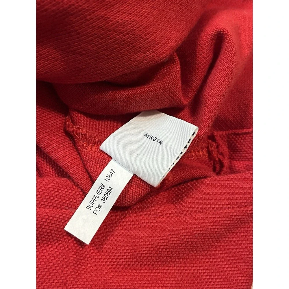 Vintage Polo Ralph Lauren 90s Crest Golf Shirt Size Small Red